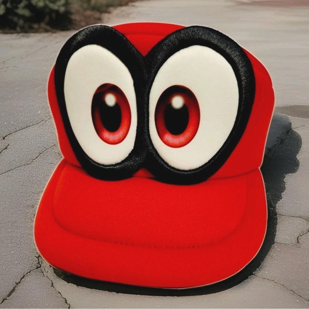 Super Mario Cap Mario Cappy Cosplay Costume Hat Halloween